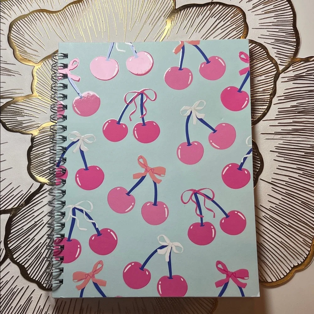 Pink Cherry Spiral Notebook
